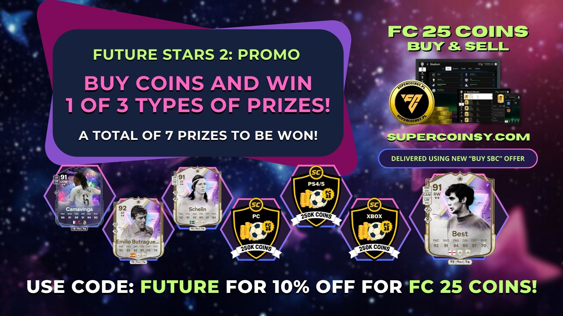 FUTURE STARS 2 FC 25 COINS PROMO